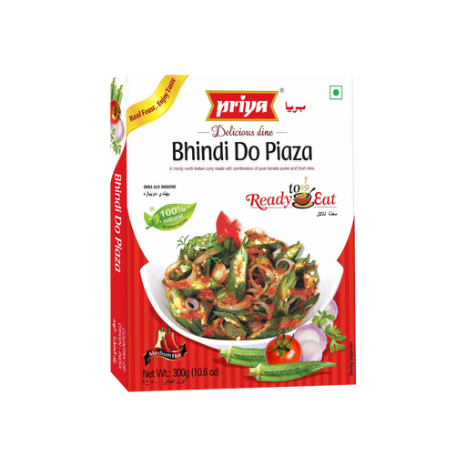 Priya Bhindi Do Piaza 300g - Ready To Eat | indian grocery store in Charlottetown