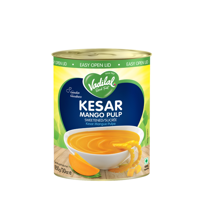 Vadilal Kesar Mango Pulp 850g