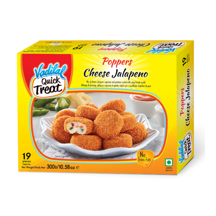 Vadilal Cheese Jalapeno Poppers 300g — Spice Divine