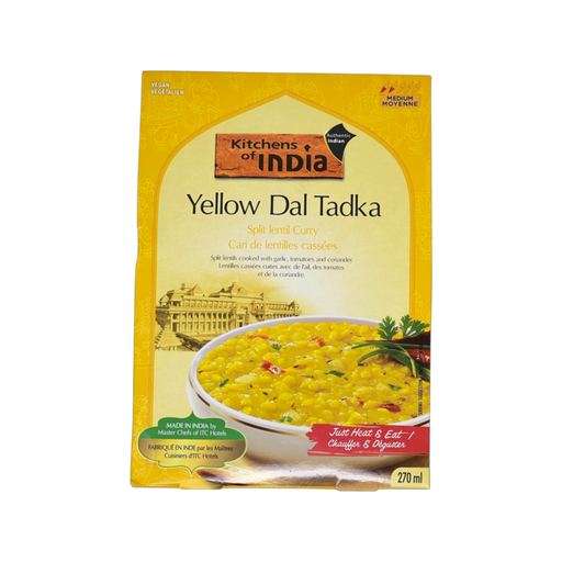 Kitchens of India Yellow Dal Tadka 270ml - Ready To Eat - east indian supermarket