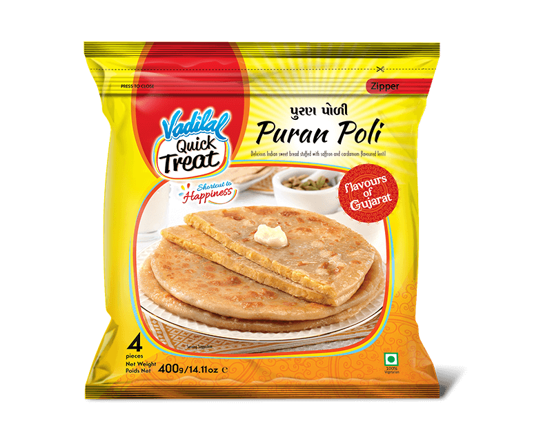 Vadilal Puran Poli 400g (4 Pcs)