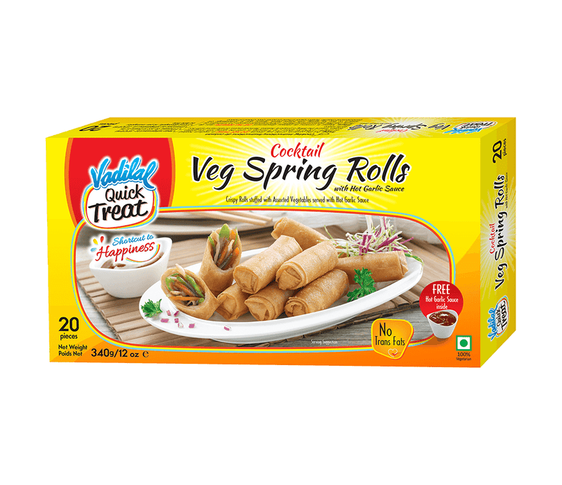 Vadilal Cocktail Veg Spring Roll 350g