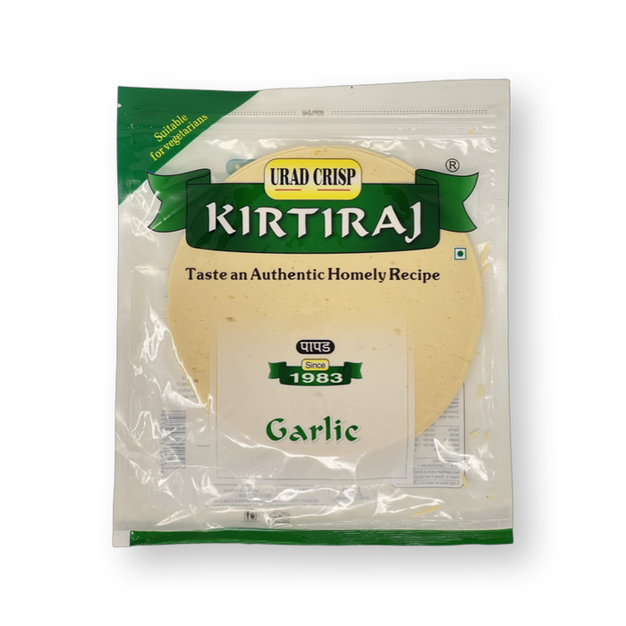 Kirtiraj Garlic Papad 200g - Papad | indian grocery store in Montreal