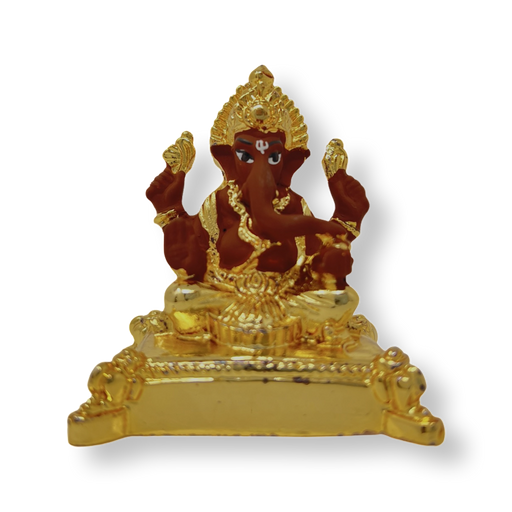 Divine Lord Ganesh Idol On Bajot For Car - Statues - pakistani grocery store in toronto
