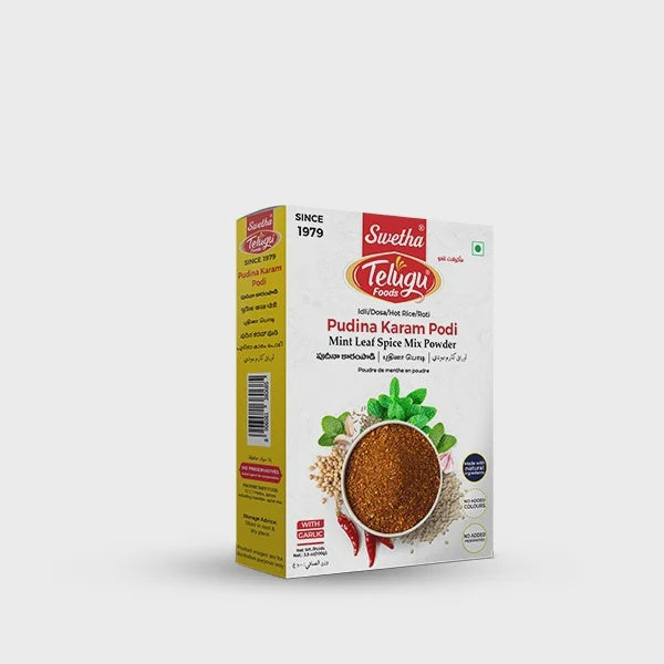 Telugu Foods Pudina Karam Podi 100g