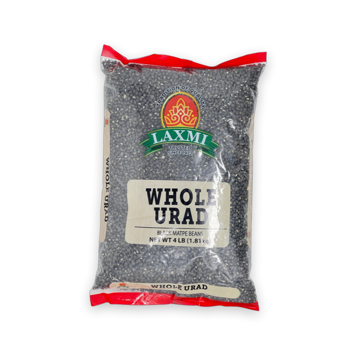 Laxmi Black Matpe Beans (Urad whole) 4Lb - Lentils | indian grocery store in london