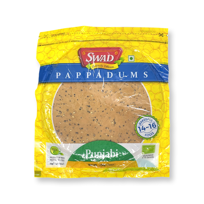 Swad Punjabi Papad 200g - Snacks - Indian Grocery Home Delivery